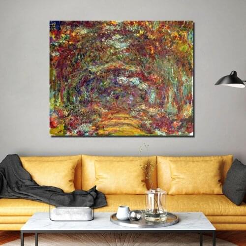 Claude Monet Wallpaper Wall Art Canvas Posters And Prints Canvas Painting Decorative Pictures For Office Living Room Home Decor