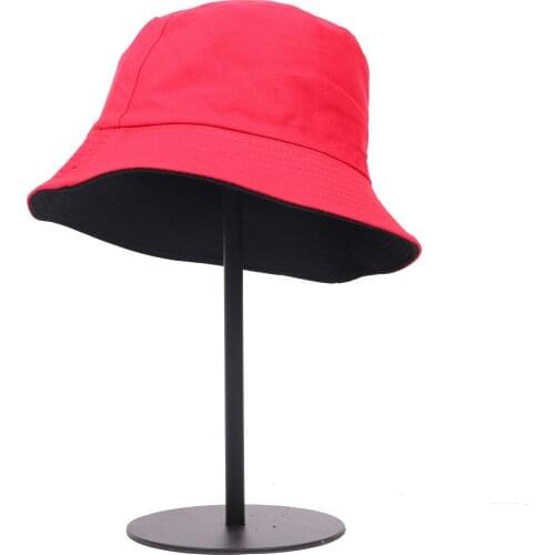 High Quality Double Sided Bucket Hat Women Men Summer Fishing Hats Casual Fishermen Cap Brim Kpop Bucket Gorras