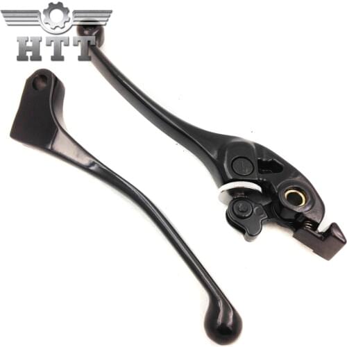 Aftermarket free shipping motorcycle parts For 1987-1990 Honda CBR 600 Hurricane Brake + Clutch Hand Lever Black Replace Set
