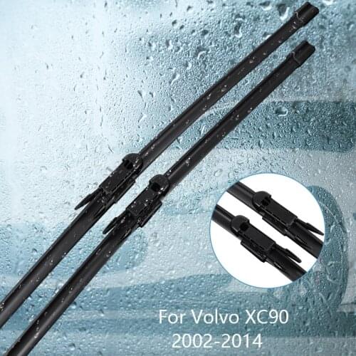 Wipers Blade For Volvo XC90 2002 2003 2004 2005 2006 2007 2008 2009 2010-2014 Car Accessories For Auto Rubber Windscreen Wiper