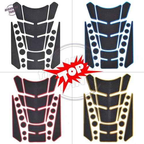 Universal Motorcycle 3D Rubber Sticker Gas Fuel Oil Tank Pad Protector Cover Decals Rubber Stickers