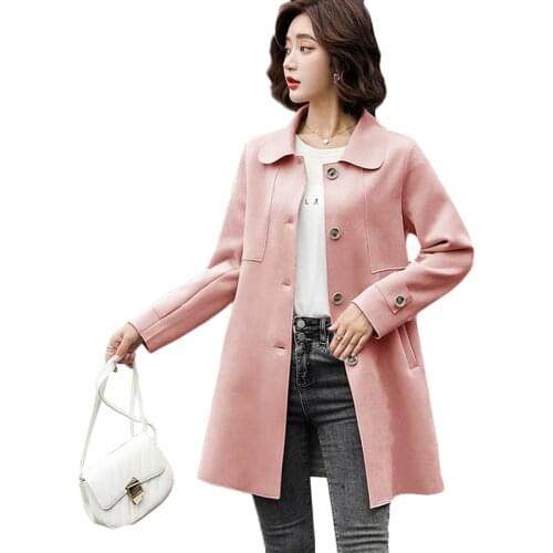 Женские замшевые тренчи VWBQNZ China At AliExpress