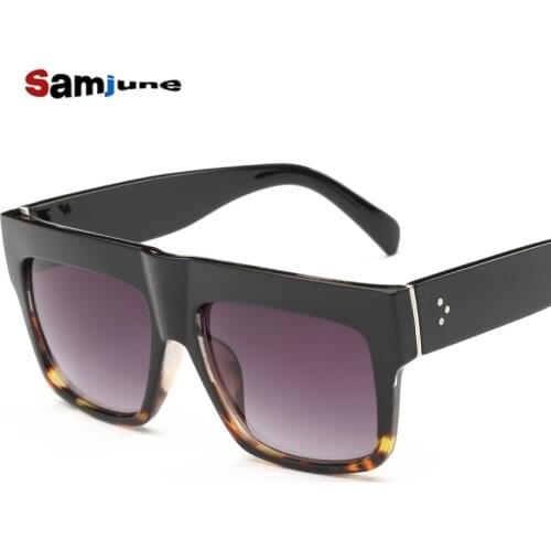 High Quality Kim Kardashian Sunglasses Women Luxury Brand Designer Shades Flat Top Gafas Lunette De Soleil Feminino