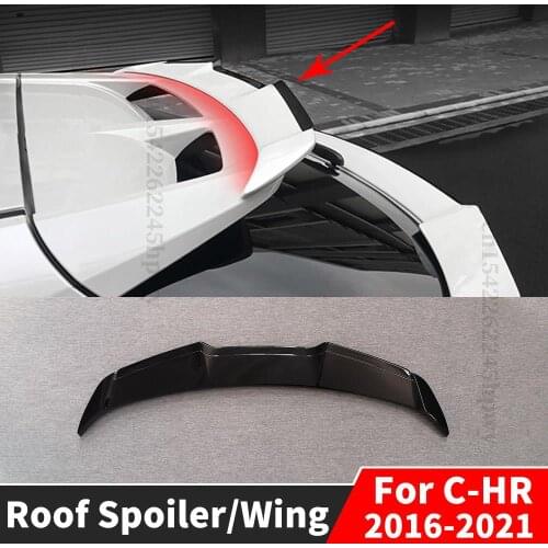 Roof Rear Spoiler Wing High Quality Air Deflector Splitter Accessories Trunk Spoiler For Toyota CHR C-HR 2016 2017 2016-2021