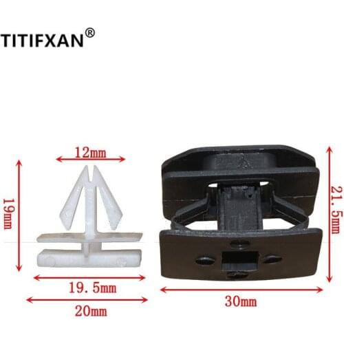 5PCS Door sill side skirts shield securing clip fasteners for the new Ford Mondeo Eco sport Kuga plastic fasteners