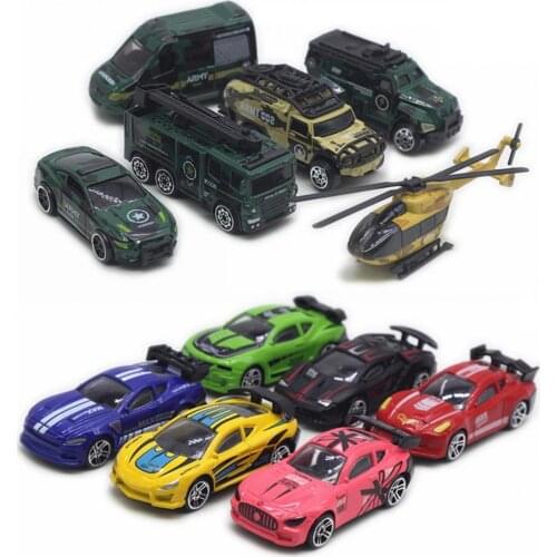 6Pcs Creative Engineering Vehicle Simulate Gifts 1/58 Scale Kids Alloy Interactive Play Pull Back Car for School