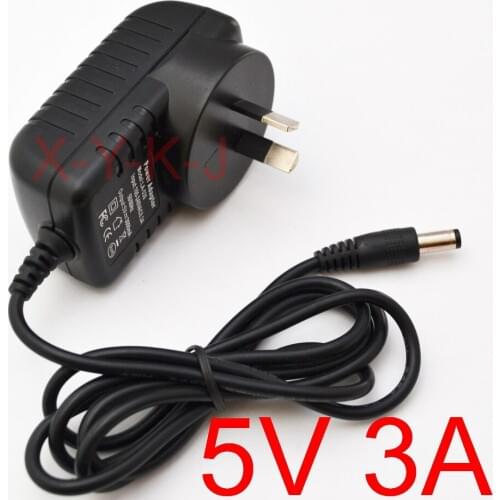 100pcs 5v 3a Dc5.5 Ac/dc Power Adapter AU Plug Supply Charger 5v3a For Tv Box Mxq Other The Free Shipping New Sale Special Offer