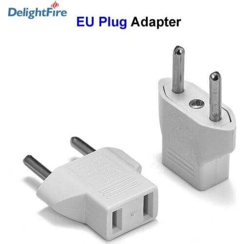 Eu To Us Plug In Adaptor European EU Power Electric Plug 2 Round Pin Travel Power Adapter Type C Plug Electrical Socket
