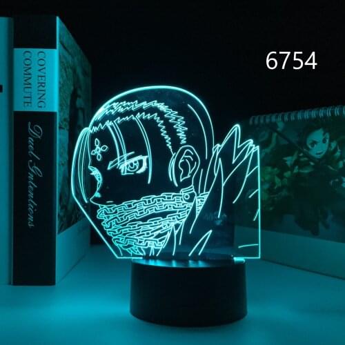 Anime Hunter X Hunter Kulolo Acrylic 3d Lamp for Bedroom Decor Nightlight Birthday Gift Led Night Light