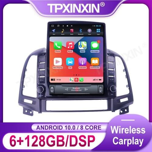 Tesla IPS Screen Android Car Radio For Hyundai Santa FE IX45 2006 -2012 Multimedia Video Recorder DVD Player Navigation GPS 2din