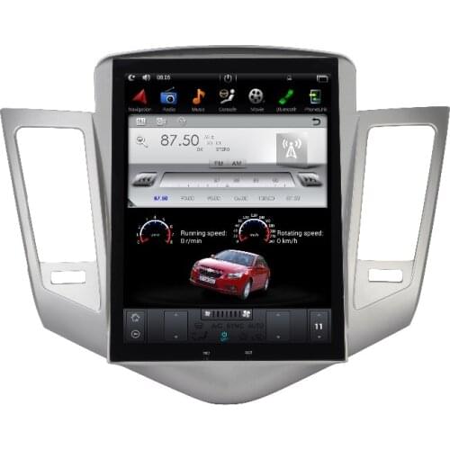 10.4'' Vertical big Screen Tesla Style Android 9.0 Car DVD GPS Player navigation for Chevrolet Cruze 2008-2014 PX6