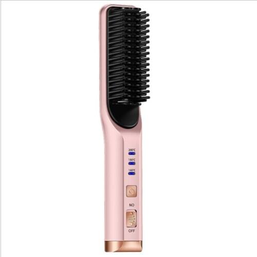 Free shipping Hair Straightener Bangs Straight Comb Digital Display Multi-Gear Temperature Control 3D Comb Teeth Straight Comb