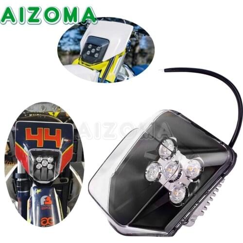 Enduro Dirt Bike Headlight 12V LED Head Light For FE 125 150 250 300 350 450 501 TE 250i 300i Motorcycle Front Headlamp Replace
