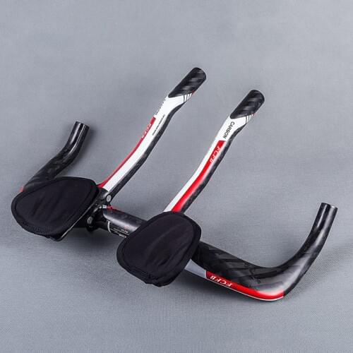 FCFB Bicycle Full 12k Carbon Bicycle Handlebar Travel Cycling Parts Aero Bar Rest Handlebar TT Handlebar