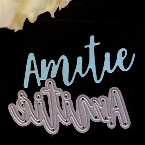 French word Metal Cutting Dies for Diy Scrapbooking Die Cut New Cuts for Paper Card Making Craft Embossing Photo BABY