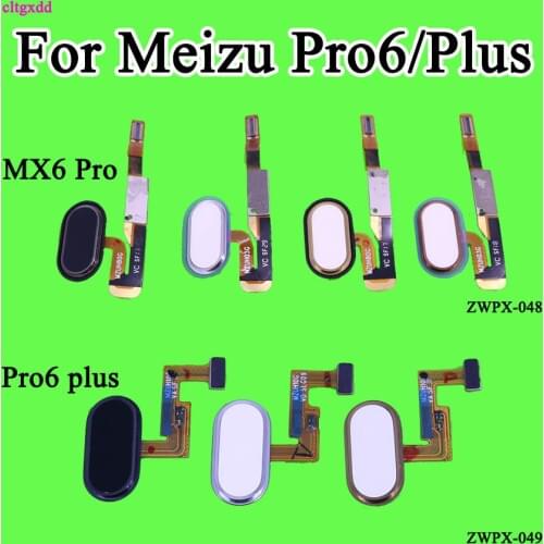 Cltgxdd Home Key Button Flex Cable ID Fingerprint Sensor Flex Cable Connector for Meizu Pro6 (mx6 pro) Pro 6 Plus