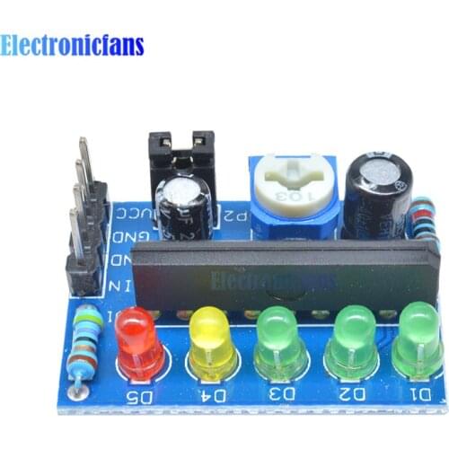 KA2284 Power Battery Level Indicator Pro Audio Level Indicating Module 5 LED Controller AC DC Signal Pcb Board 3.5V-12V