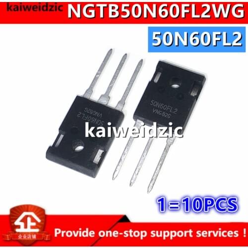 Kaiweikdic NGTB50N60FL2WG 50N60FL2 TO-247 50A 600V IGBT single transistor / crystal triode for inverter welding machine