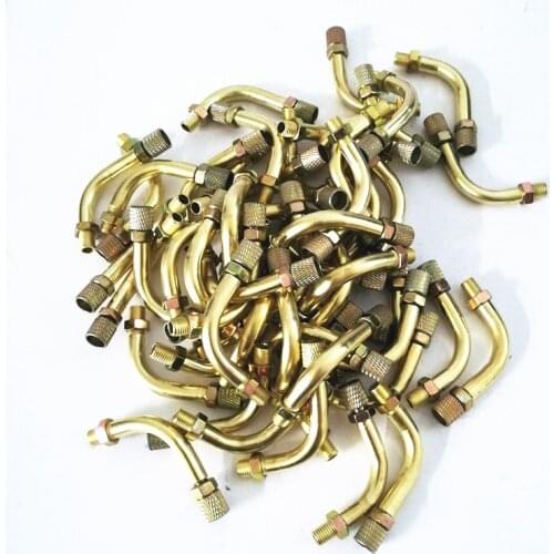 Brass Elbow Tube for PUCH Moped 12mm Bing Style Carburetor motorcycle Carburetor elbow accessories for PUCH bing 12 carburetor