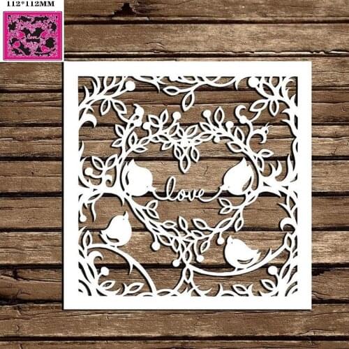 Bird 2021 Metal Cutting Dies Decoration Scrapbook Paper Craft Knife Mould Blade Punch Stencils