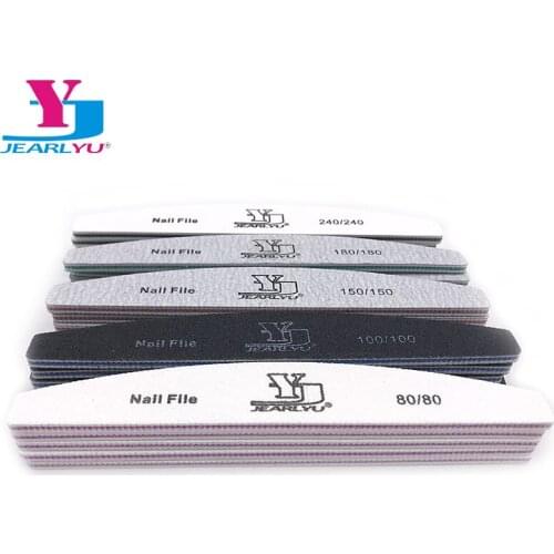 50pcs/lot 80/100/150/180/240 Nail Files Set Double Side Sanding Buffer Block Nail Files For All UV Gel Nail Polish Manicure Tool