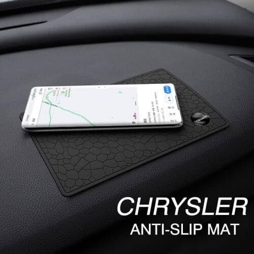 Car Interior Anti Slip Mat Non Slip Sticky Gel Pad Accessories For Chrysler 300c PT Cruiser Grand Voyager Pacifica Town Country