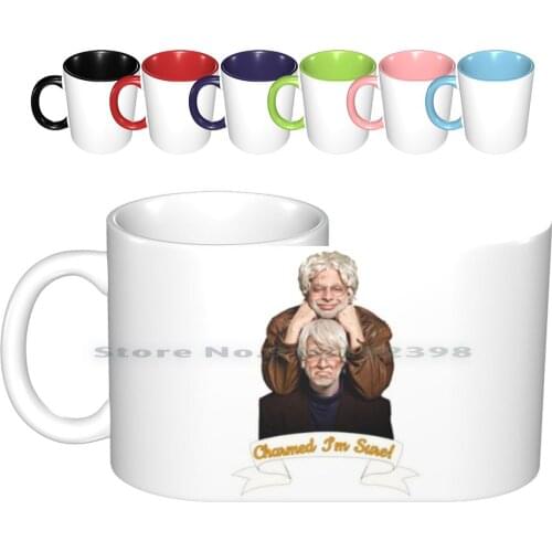 Oh Hello!-Charmed I'm Sure Ceramic Mugs Coffee Cups Milk Tea Mug Oh Hello John Nick Kroll John And Nick Kroll Comedy Netflix