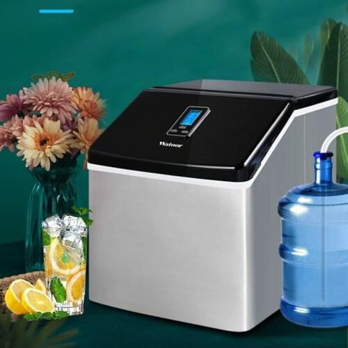 25KG commercial ice making machines household Automatic ice cube maker machine coffee shop Bar portable ice maker machine