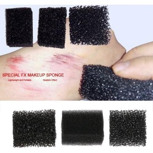 Makeup Sponge For Halloween Xmas Special Blood Scar Stubble Effects Wound Make Up Stipple Sponge a
