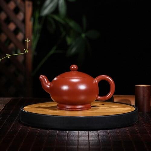 Yixing recommended manual undressed ore dahongpao new xi shi pot of household kung fu tea tea set the teapot