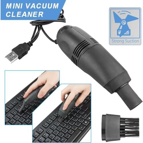 1pc Mini USB Keyboard Cleaner PC Laptop Computer Brush Dust Cleaning Kit Tool Designed For Vacuuming Heavier Dirt And Dust