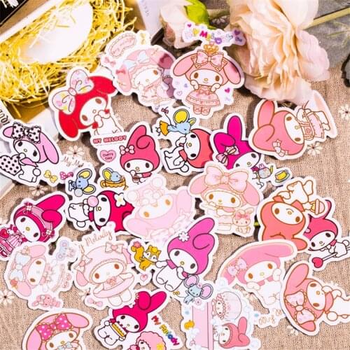 22 pcs homemade laptop stickers MyMelody2 Melody hand account album decorative diary scrapbooking