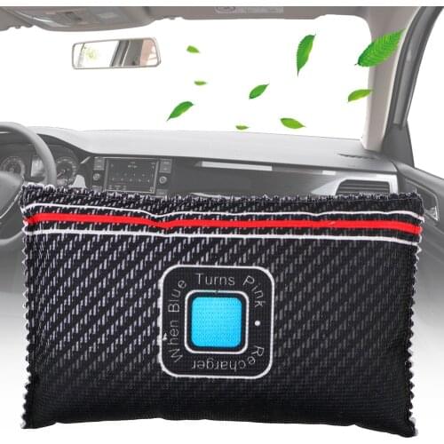Car Desiccant Reusable Anti Mist Moisture Absorbing Bamboo Charcoal Bag Car Silica Gel Dehumidifier Bag Moisture Damp Absorber