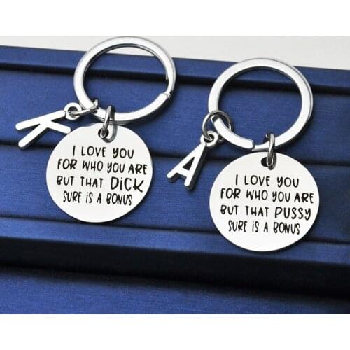 Oein Couple Keychain Stainless Steel Custom Made KeyChain Holiday Gift Handwork Gift for Lovers Keyring Mirror Polishing Llavero