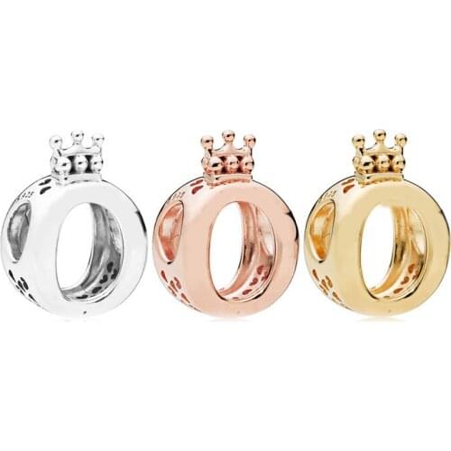 Free Shipping Authentic 925 Sterling Silver Princess Crown Charms Fit Original Bracelet For Women DIY Jewelry S925 Beads