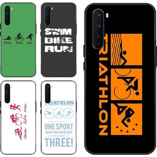 Swim Bike Run Triathlon Case For OPPO Realme 6 7 8 Pro Q3 7i C3 C21 GT Neo Cover For Oneplus 9 Pro 7 8 T 9R Nord