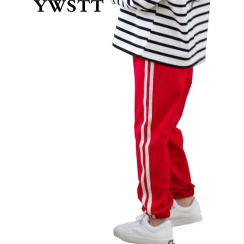 Childrens Sports Pants Casual Boys Pants2018 New Girls Pants Sports Leggings For Girls school Kids teenagers Pants Trousers