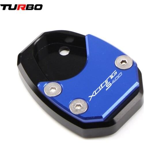 For KYMCO Xciting 400s s400 S400 XCITINGS400 2017- 2020 2018 2019 Motorcycle Side Stand Enlarge kickstand Plate pad