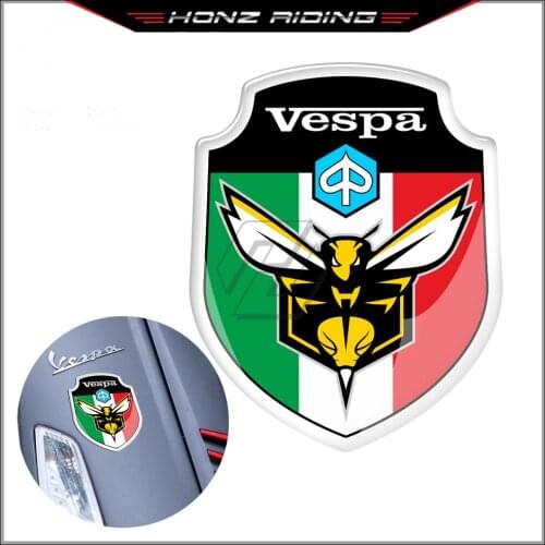 For Vespa Italy Sticker LX GTS GTV Sprint 50 150 300 300ie Super Sport 3D Resin Motorcycle Scooter Sticker