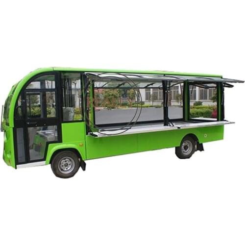 3.5m Electric Ice Cream Coffee Bubble Tea Food Truck Mobile Kitchen Sandwich Kiosk Food Cart for Sale Tuk Tuk