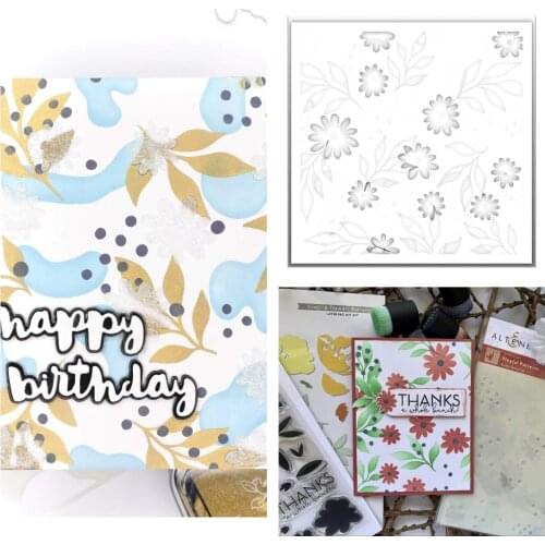 Hot Sale Playful Patterns New Metal Cutting Stencil for 2021 Scrapbook Diary Decoration Embossing Template Diy Greeting Card