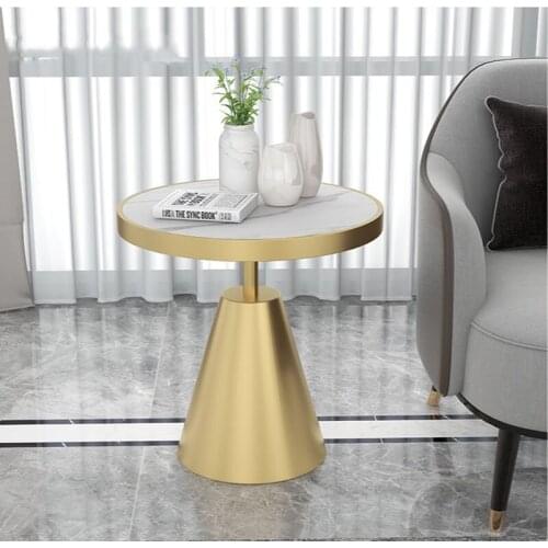 Italian designer small tea table simple and creative sofa corner several luxury style round leisure negotiation table