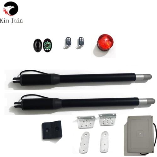 KinJoin PKM-C05 New Energy Saving Solar Powered Swing Gate Opener Operator kit DC24V