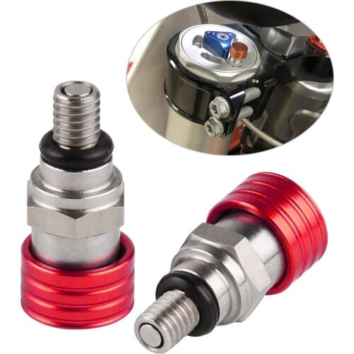 M5x0.8 Fork Air Pressure Bleeder Relief Valves For Suzuki DRZ250 400E/SM RM60 65 80 85L 100 125 250 RMX250 450Z RMZ250 450 Etc