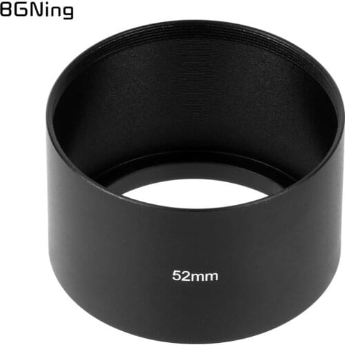 BGNing Metal Long Lens Hood Telephoto Screw-In Mount 49/52/67/77/82mm for Nikon/Canon/Sony/Fujifilm/Olympus /Pentax Camera Lens