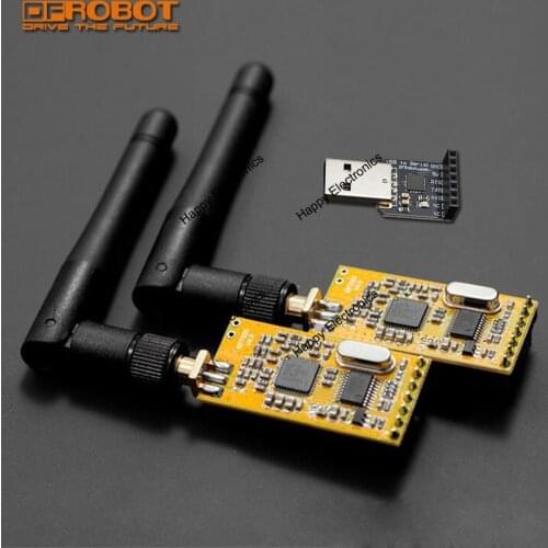 DFRobot APC220 Radio Wireless Communication Module 3.3~5V 1000m UART TTL Embedded watch dog with Antenna + USB to TTL Converter
