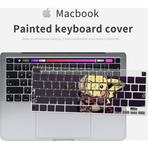Keyboard Cover Laptop Skin Keyboard Skin Silicone for Macbook Air 15 16 A2179 A2337 A2338 A2141 Cartoon Keyboard Accessories