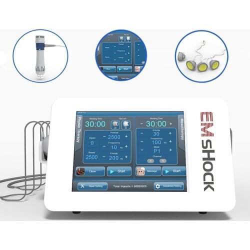 2 IN 1 EMS Electric Muscle Stimulation+Shockwave Therapy Physiotherapy Shock Wave Therapy For ED Treatment 2020 New Technoligy