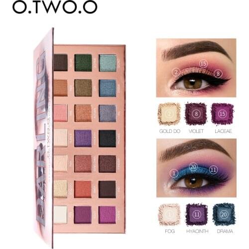 O.TWO.O Eyeshadow Palette 21Color Matte Shimmer High Pigmented Eye Shadow Powder Makeup Long Lasting Glitter Eyes Cosmetics 9994