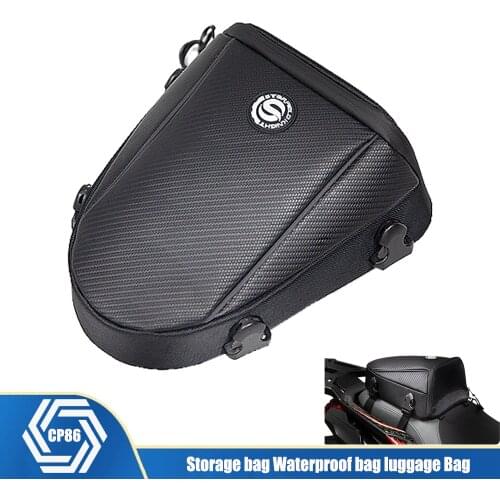Suitable for motorcycle rear seat bag, add storage bag, suitable for any car model, ordinary car model